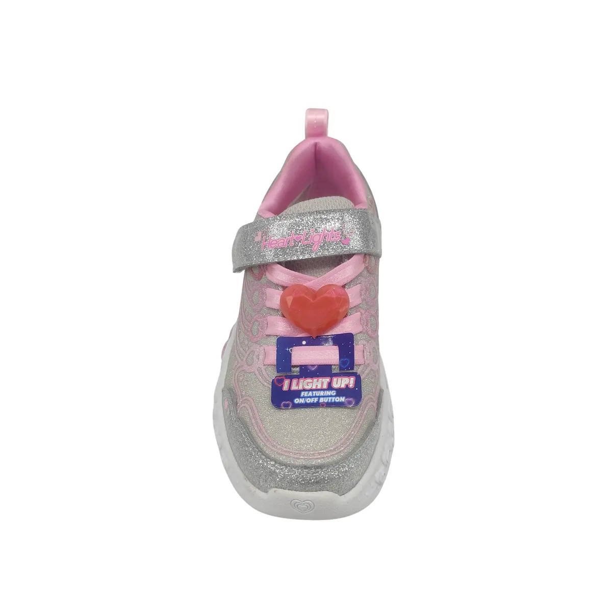 Deportivos Skechers kids 303266LC SMLT rosa (C4117) - Imagen 2