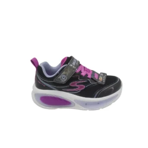 Deportivos Skechers kids 303737LC BKMT negro (C4123)