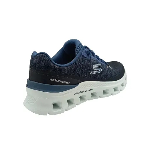 Deportivos Skechers hombre 233132 BKBL negro (C4203) - Imagen 4
