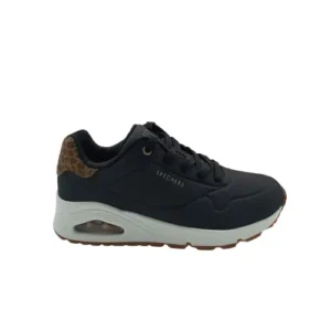Deportivos Skechers mujer 177093 BKLD negro (C4306)