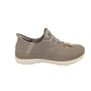 Deportivos Skechers mujer 150128 TPGD taupe (C4333)