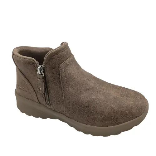 Botines Skechers mujer 159637 DKTP taupe (C3603) - Imagen 3