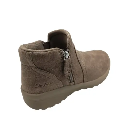 Botines Skechers mujer 159637 DKTP taupe (C3603) - Imagen 4